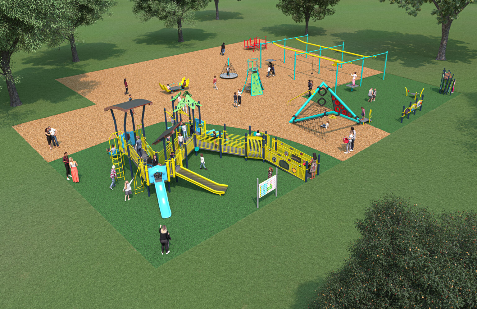 Wingate Elementary Inclusive Playground Phase III - Unlimited Play